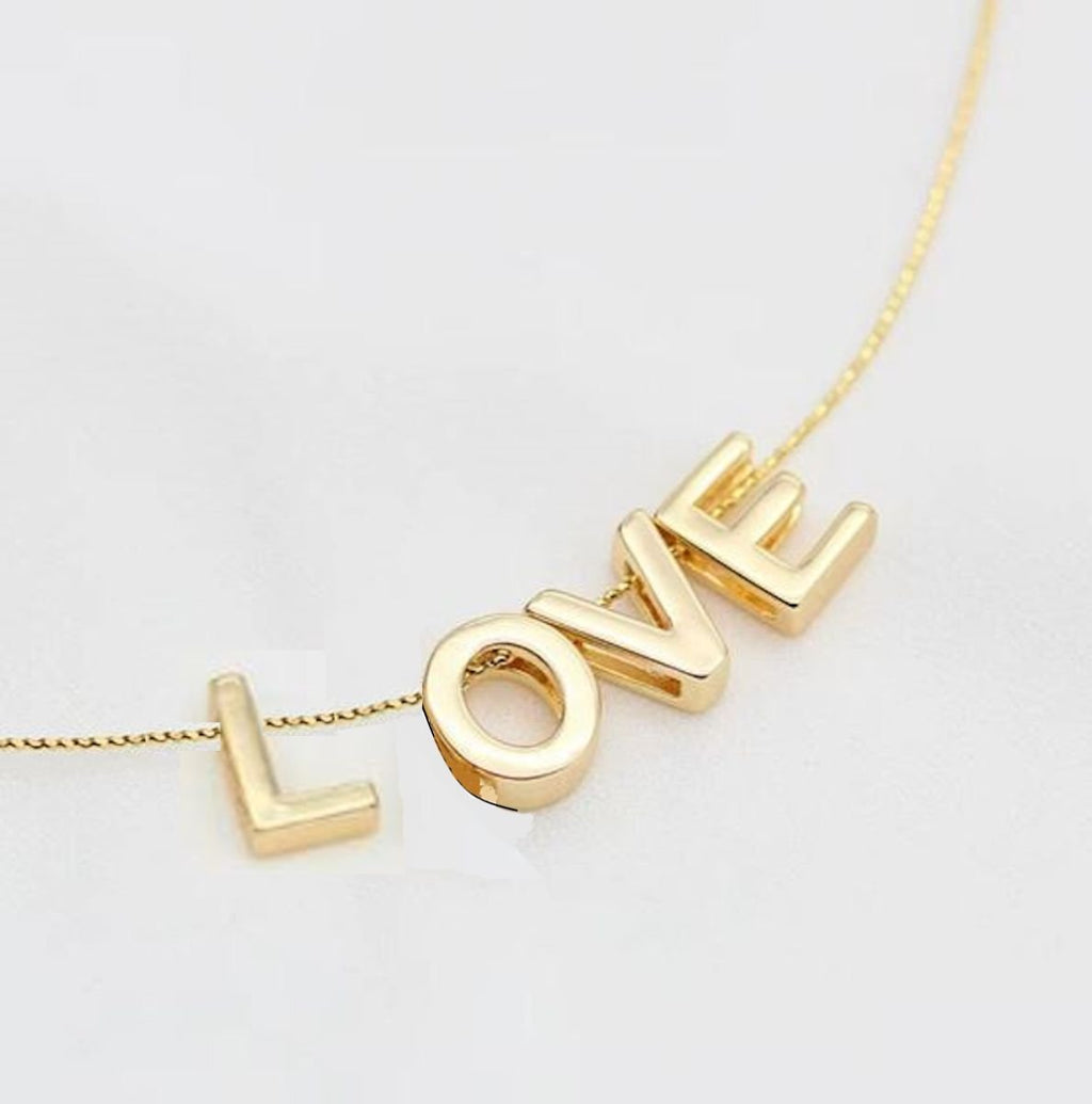 26 Alphabet Charms Initial Letter Shaped Beads image 3