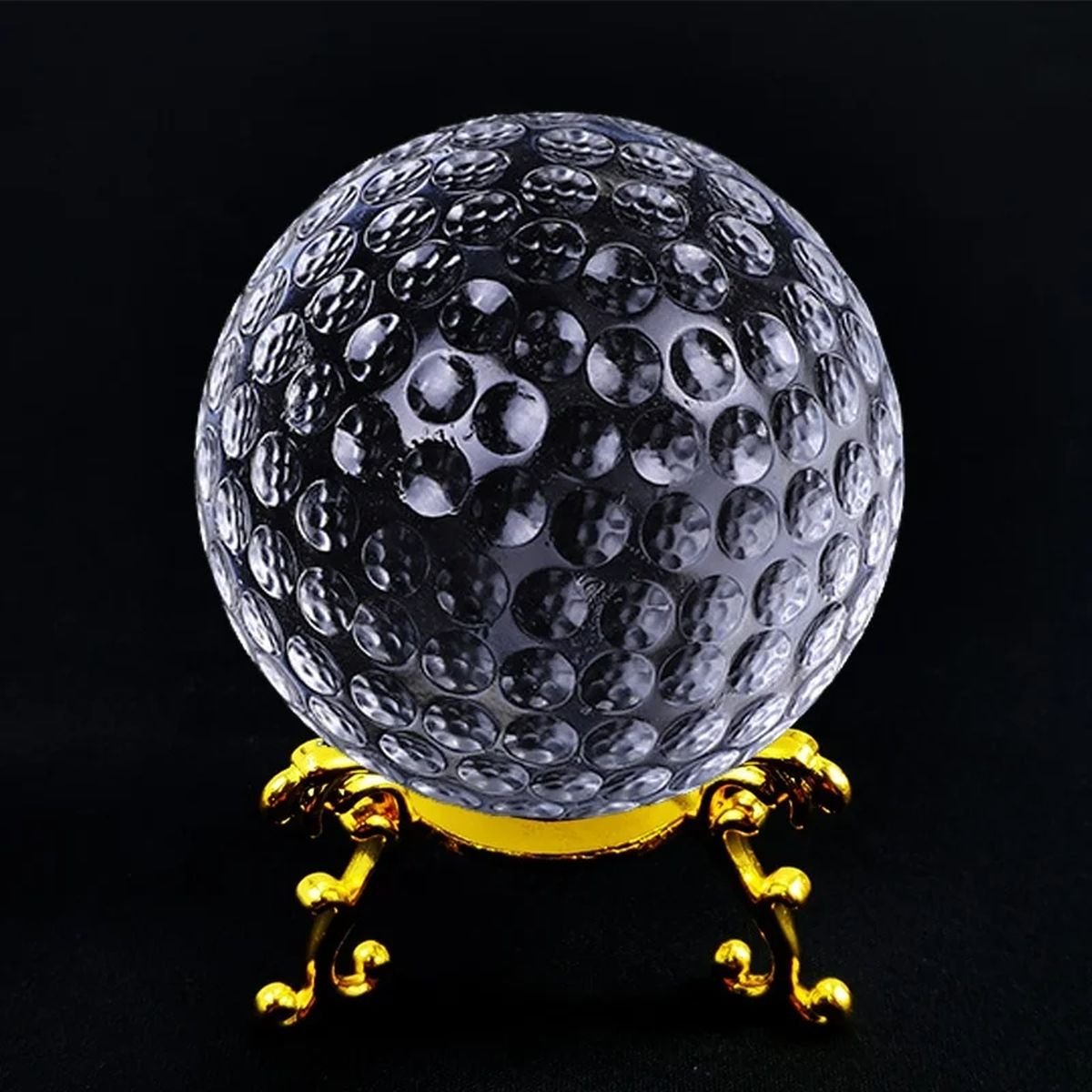 Sports Crystal Trophy - Golf image