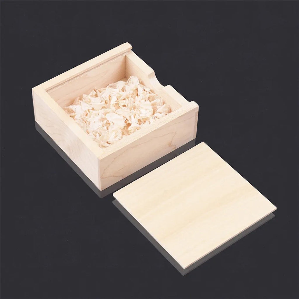 Square Wooden Storage Box - Blank, Maple Wood image